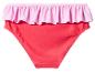 Kinder-Bikinihose mit rosa und roten Rüschen