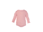 Rosa Baby-Langarmbody.