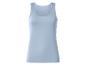 Hellblaues Damen-Basic-Tanktop.