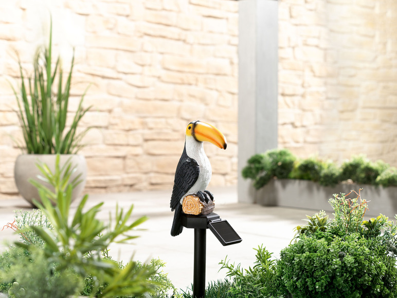 Gehe zu Vollbildansicht: LIVARNO home LED Solar Gartenstecker Vögel - Bild 3