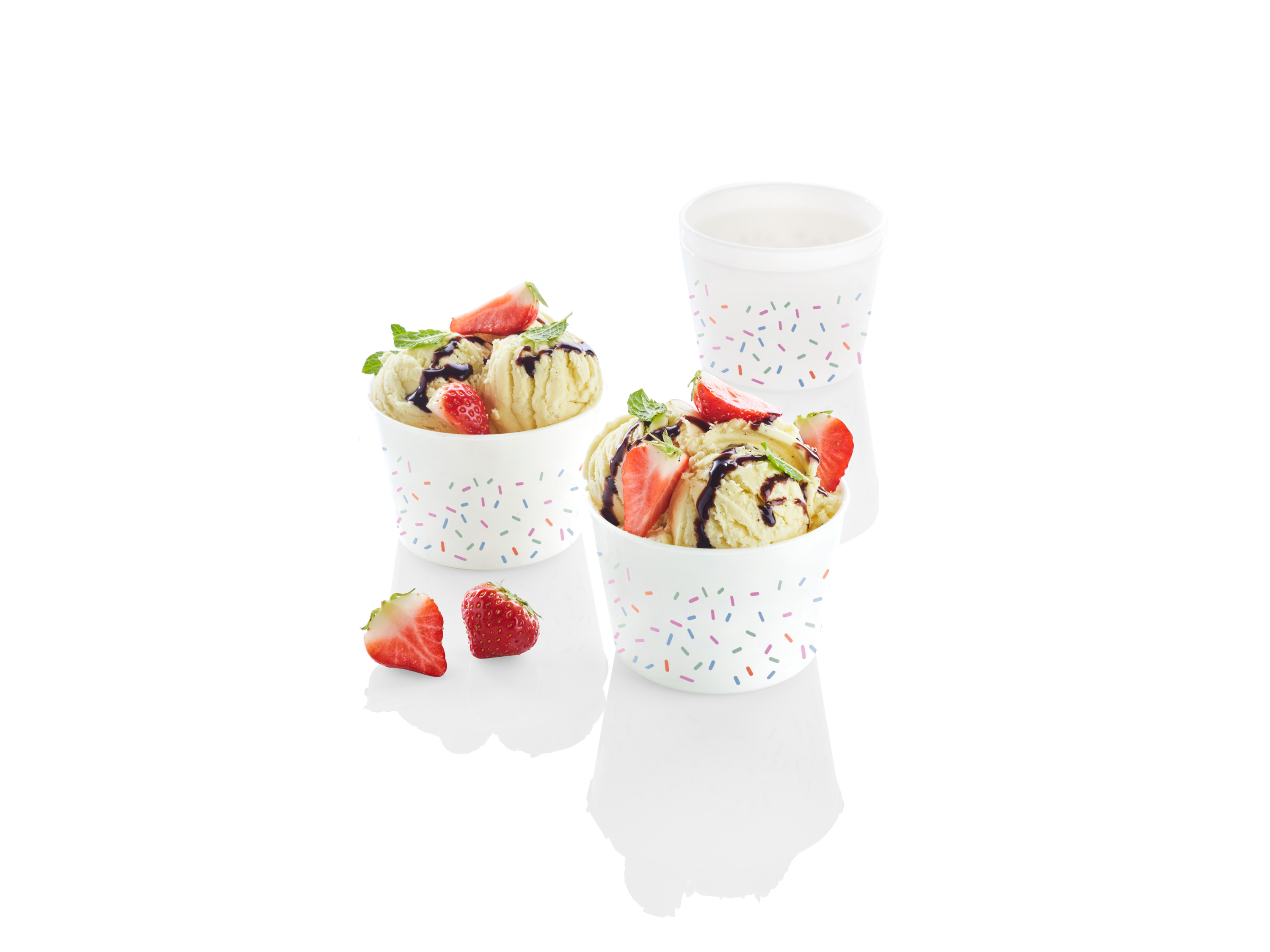 Thumbnail - ERNESTO® Eisbecher Kunststoff (Klassische Eisbecher/4er Set)