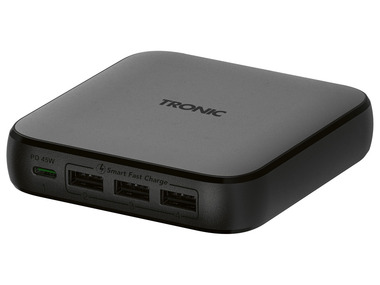 TRONIC® USB-Ladegerät, 4 Anschlüsse, PD, 65 W