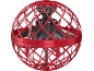 Roter fliegender Ball mit internem Propeller