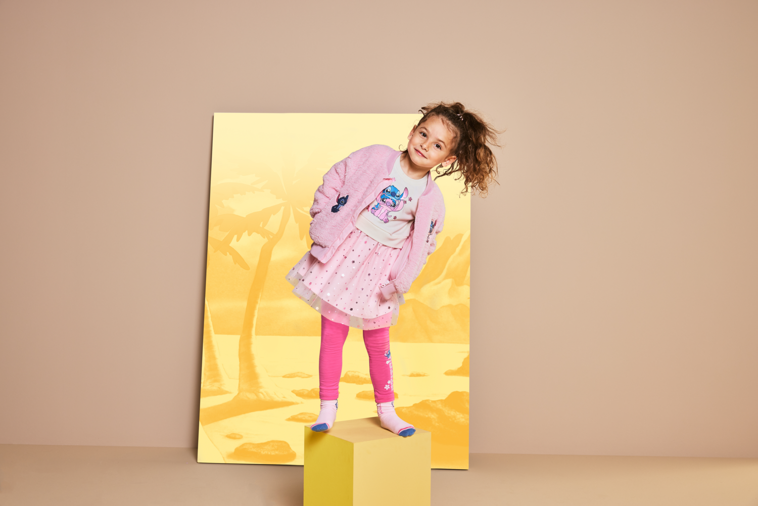 LUPILU® Kinder Teddy-Fleecejacke (Rose, 122/128) – Bild 2 von 4