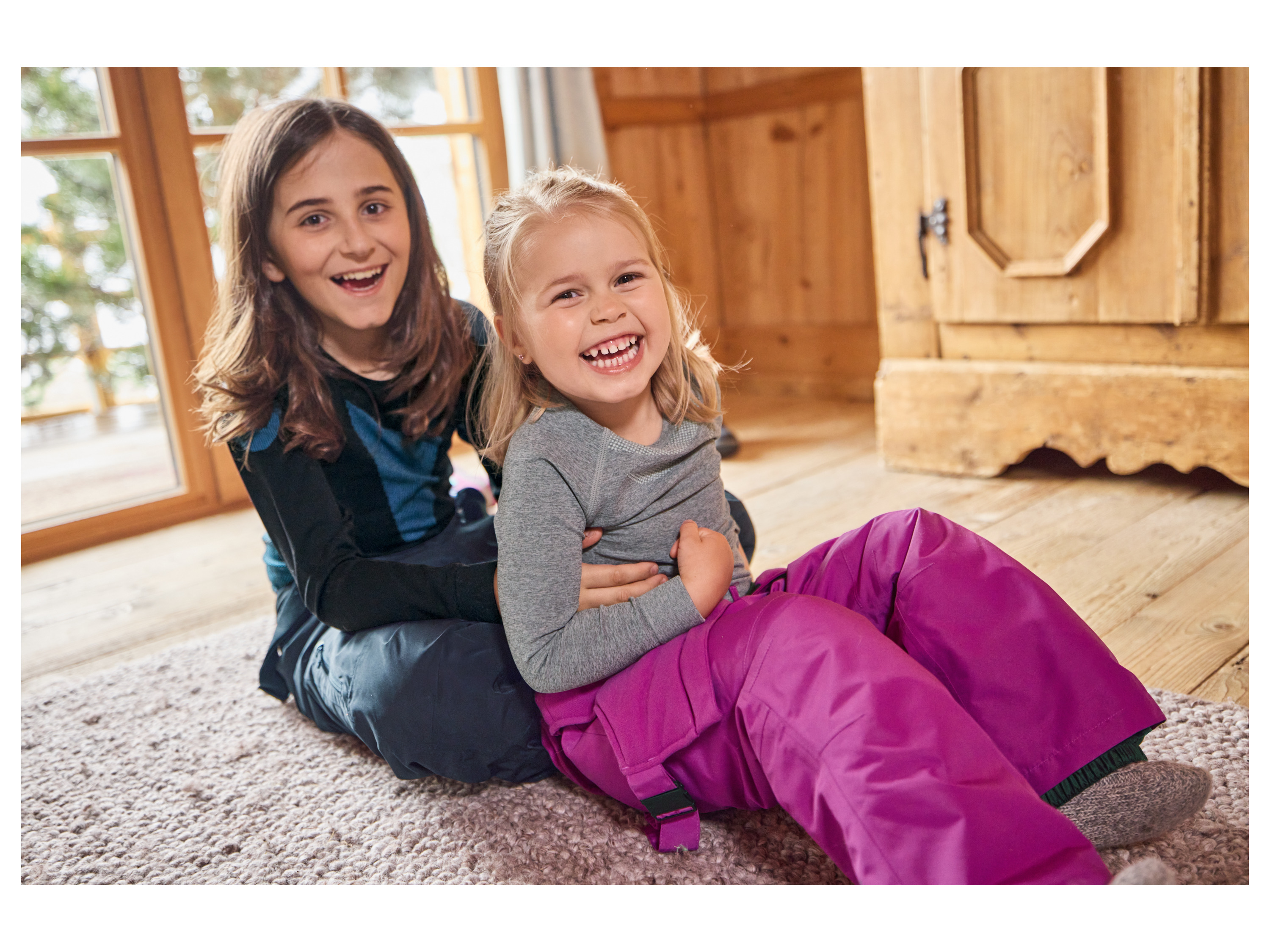 Thumbnail - lupilu® Kleinkinder Mädchen Funktionsunterwäsche (Grau, 98/104)