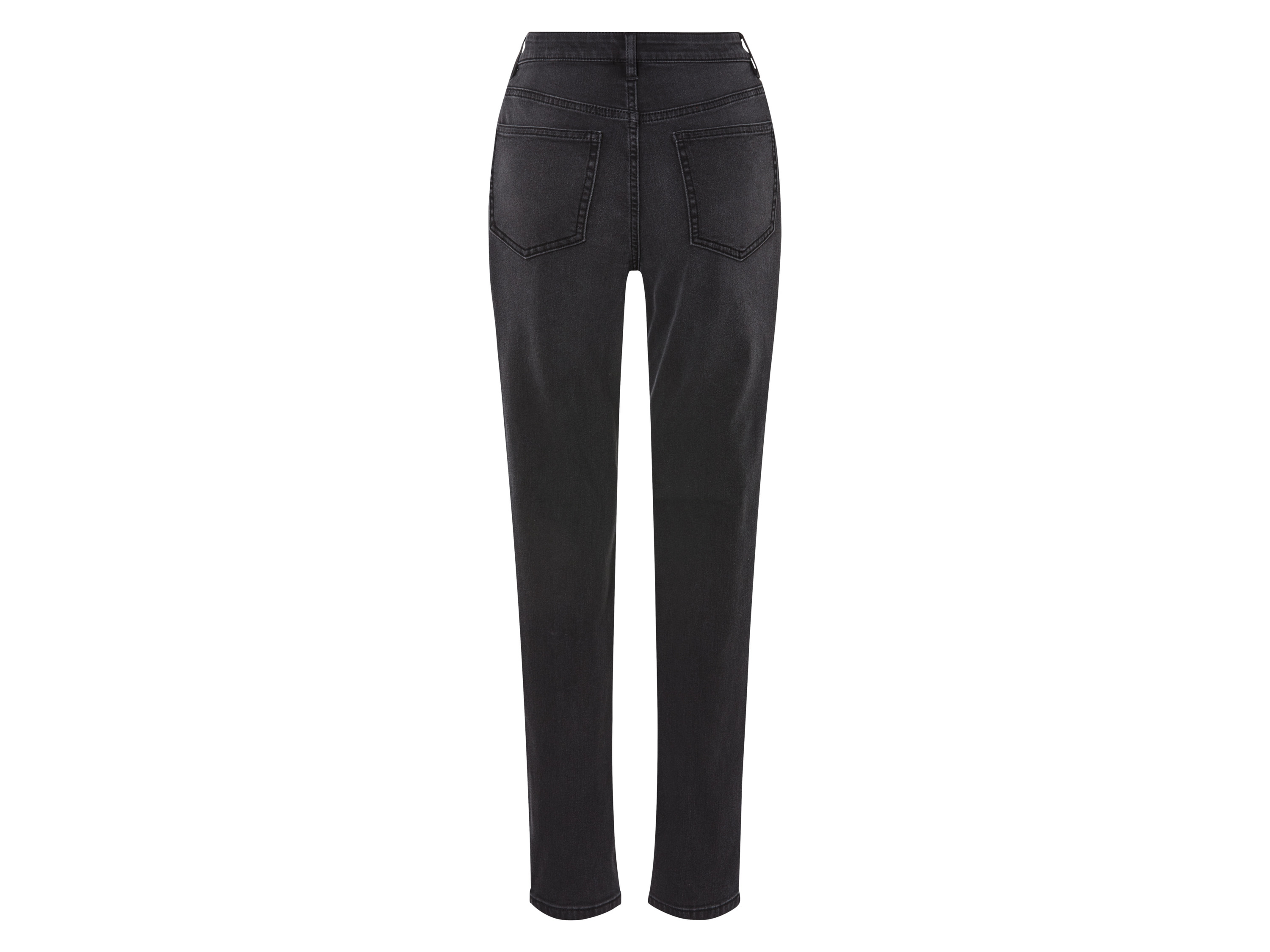 ESMARA® Damen Jeans Straight Fit Thermo (Dunkelgrau, 44) – Bild 2 von 2