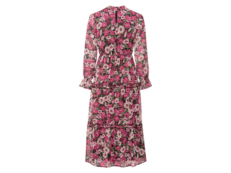 Gehe zu Vollbildansicht: esmara Damen Kleid aus leichter Chiffon-Qualität - Bild 4