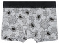 Graue Boxershorts mit Spinnennetz-Muster