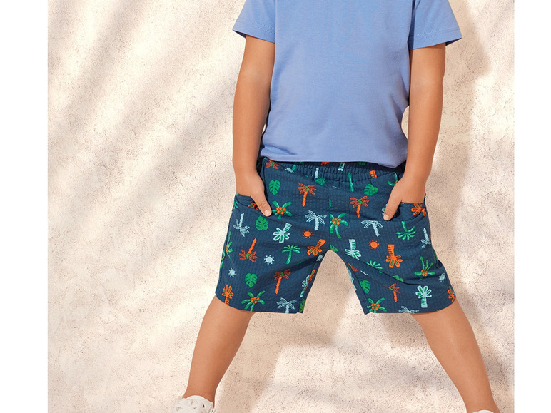Gehe zu Vollbildansicht: lupilu® Kleinkinder Shorts mit Seersucker-Struktur - Bild 9