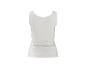 Weißes Damen-Tanktop, Rückansicht