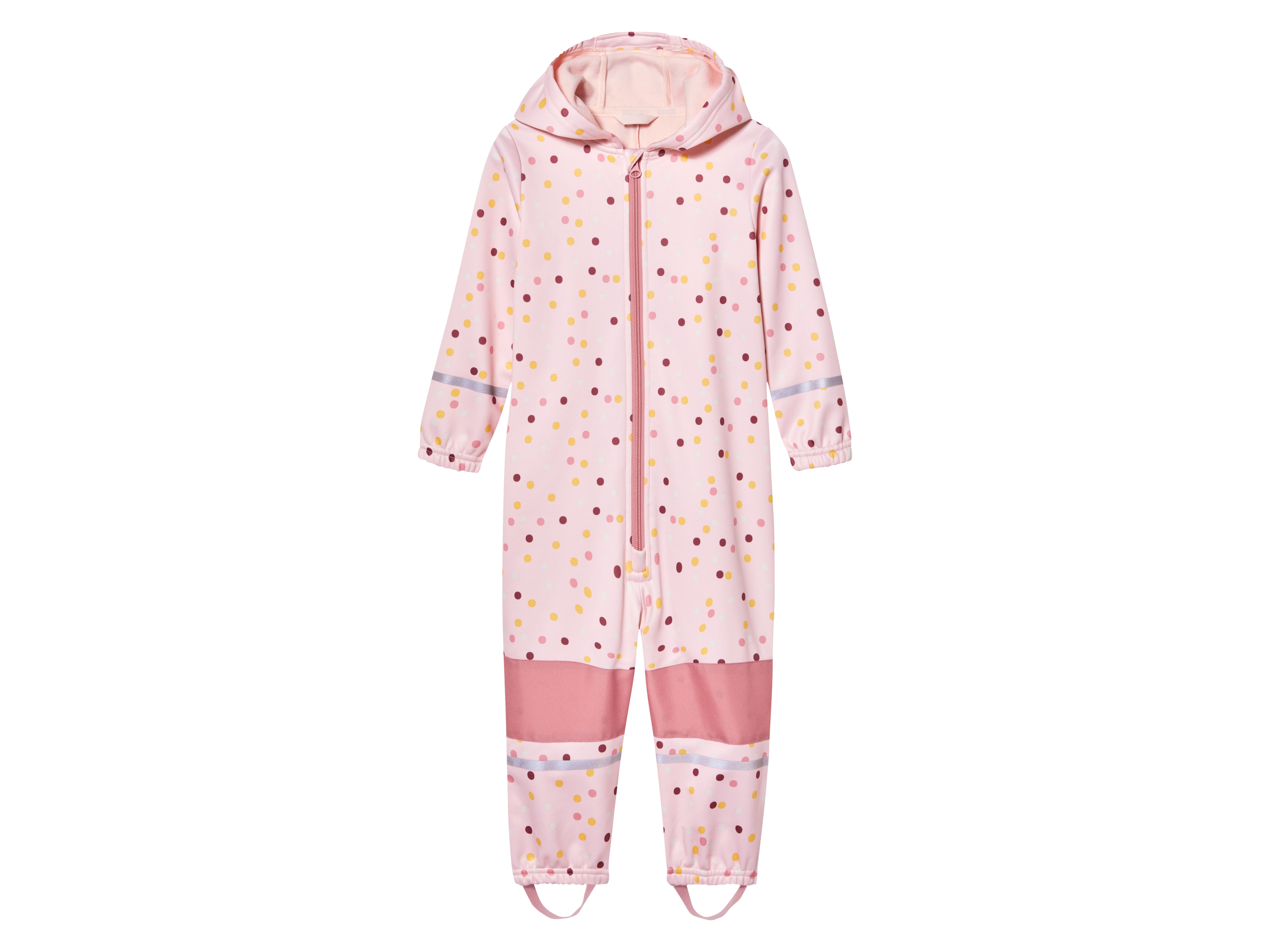 LUPILU® Baby Kleinkinder Matsch- und Buddel Overall Softshell, gefüttert (Rosa, 110/116)