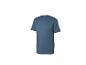 Herren blaues Kurzarm-Sport-T-Shirt.