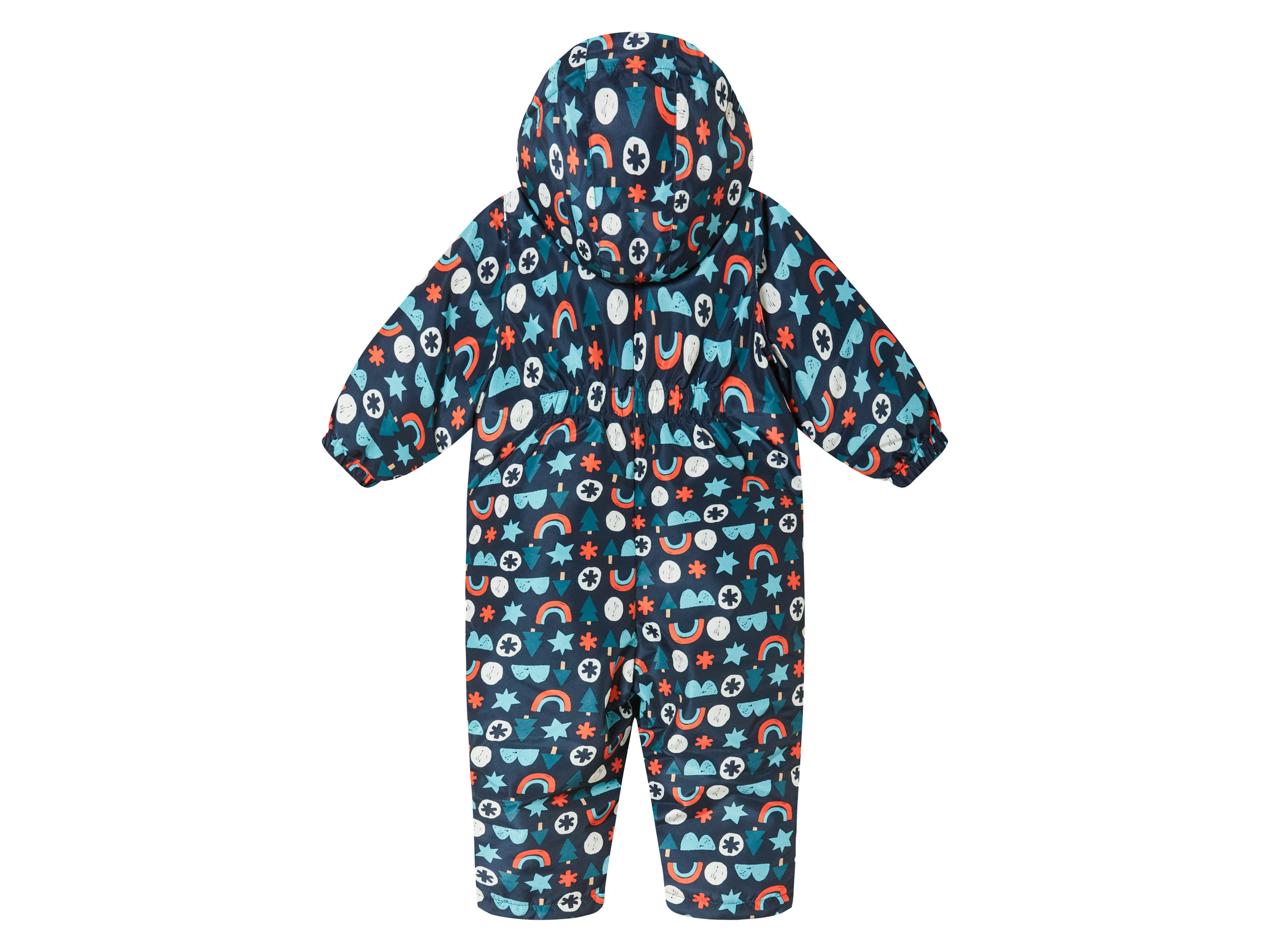 Thumbnail - lupilu® Baby Kleinkinder Jungen Schneeoverall (Gemustert navy, 86)