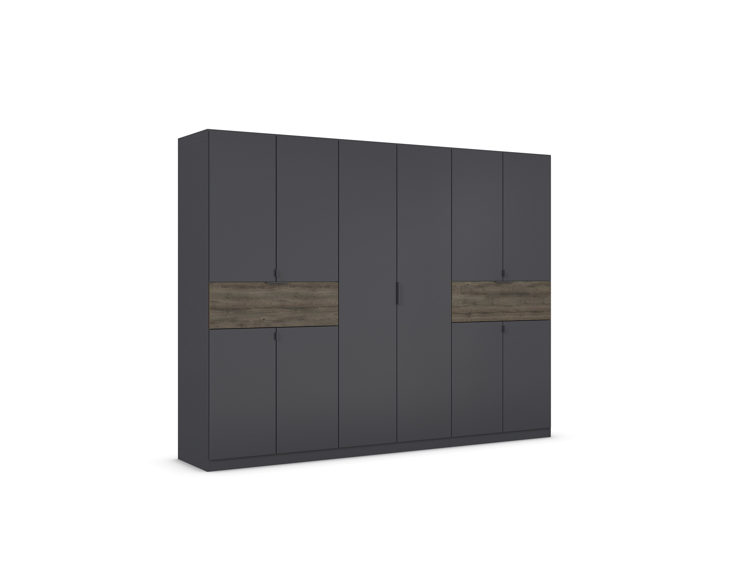 rauch BLUE Ticao Drehtürenschrank (10-türig, 2 Schubkästen, Dekor-Druck Atlantic Oak, 271 x 210 cm (BxH))““ | Grau Metalic, Atlantic Aok Typ: Drehtürenschrank Serie: Ticao Form: rechteckig Anzahl Schubladen: 2 Anzahl Fächer: – Anzahl Türen: 9, 10 Beleuchtung: nein Material: Holzwerkstoff Spanplatte, MDF Max. Belastung: je Fachboden: ca. 10 kg, je Kleiderstange: 40 kg Maße: ca. L 226 / 271 x B 54 x H 210 cm Gewicht: ca. 154,5, 172,4 kg Blauer Engel Das deutsche Umweltszeichen Der Blaue Engel ist seit über 45 Jahren das Umweltzeichen der Bundesregierung. Unabhängig und glaubwürdig setzt er anspruchsvolle Maßstäbe für umweltfreundliche Produkte und Dienstleistungen. Der Blaue Engel ist die Orientierung beim Einkauf.““