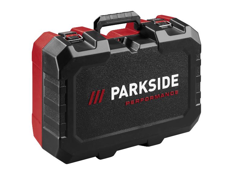 PARKSIDE PERFORMANCE® Werkzeugkoffer in Schwarz und Rot