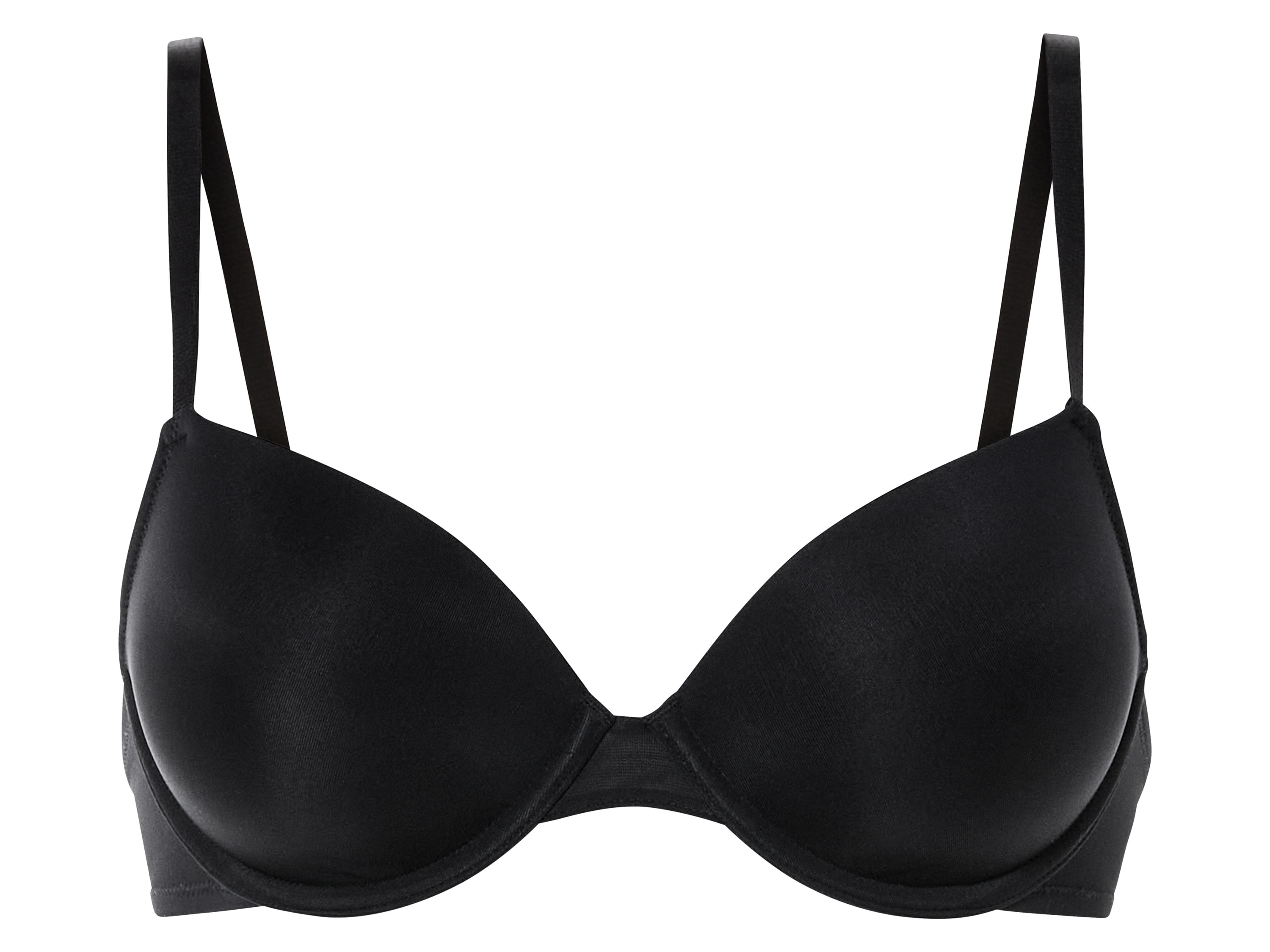 ESMARA® Damen Bügel BH gepaddet 2-Teilig (Schwarz, 80B) – Bild 2 von 3