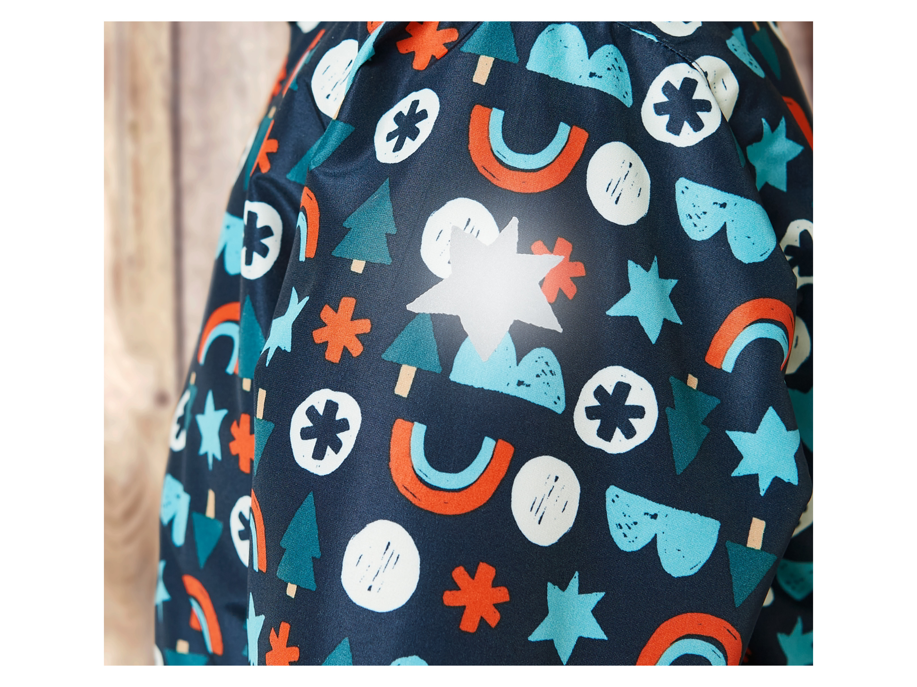 Thumbnail - lupilu® Baby Kleinkinder Jungen Schneeoverall (Gemustert navy, 80)