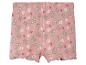 Rosa Kinder-Shorts mit zartem Blumenmuster.