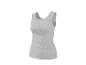 Graues geripptes Damen-Tanktop