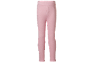 Rosa Kinderleggings mit elastischem Bund und angedeuteten Taschen