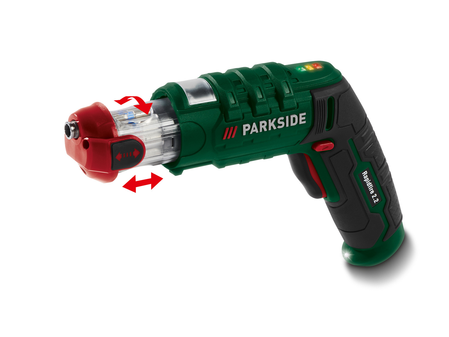 PARKSIDE® 4 V Akku-Wechselbitschrauber »Rapidfire inkl. Bitset 2.2«