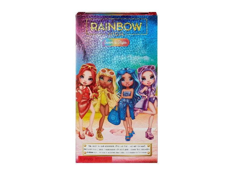 Rainbow High: Swim & Style Puppenset mit Zubehör.