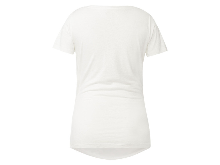 Gehe zu Vollbildansicht: esmara® Damen Umstands-T-Shirt, mit seitlicher Raffung für den wachsenden Babybauch - Bild 12