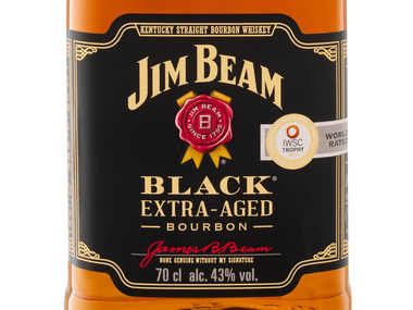 JIM BEAM Beam Black Extra Aged Kentucky Straight Bourbon Whiskey 43% Vol