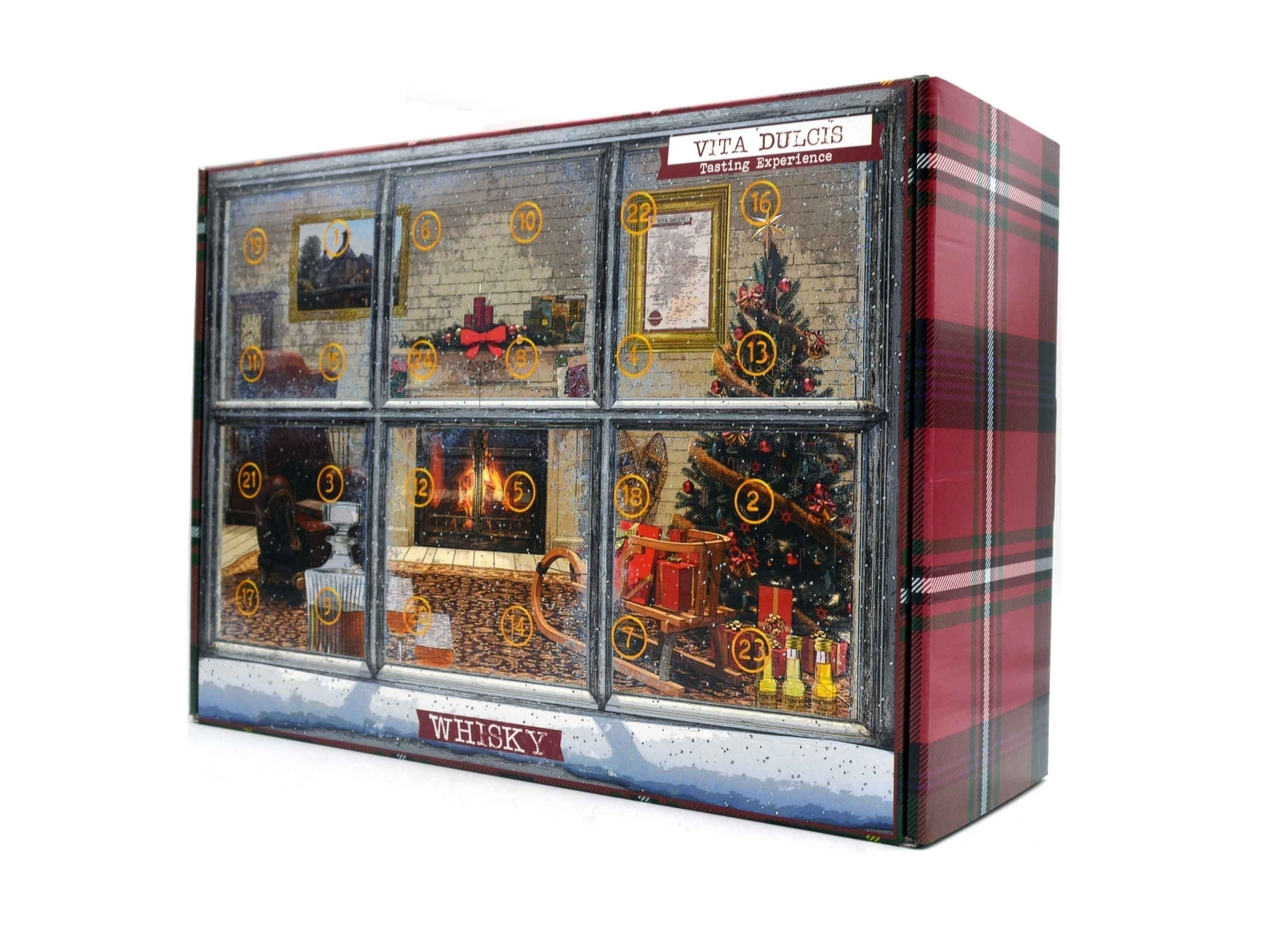 Vita Dulcis Whisky Adventskalender Klassik – Edition 8, 24 x 0,02l, 40 – 48% Vol | 04251212231911