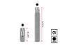 Zwei Torx-Bits, einer 30 mm und einer 75 mm lang, beide mit 10 mm Sechskantantrieb.