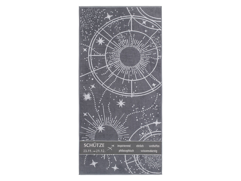 Gehe zu Vollbildansicht: Gözze Saunatuch »Sternzeichen«, reine Baumwolle, 80 x 180 cm - Bild 3