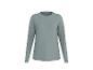 Hellgrünes Damen-Langarm-T-Shirt