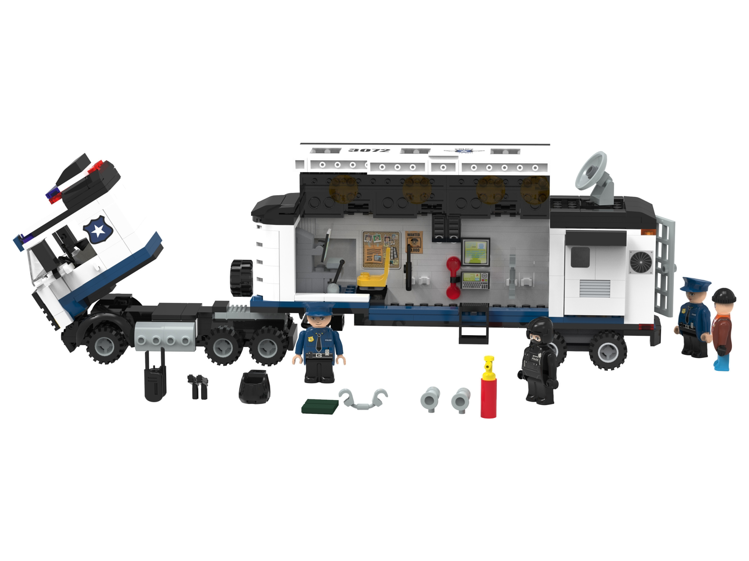 Thumbnail - Playtive Clippys Set M (Polizeitruck)