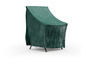 Grüne Schutzhülle für Gartenmöbel.