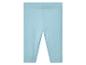 Hellblaue Baby-Leggings.