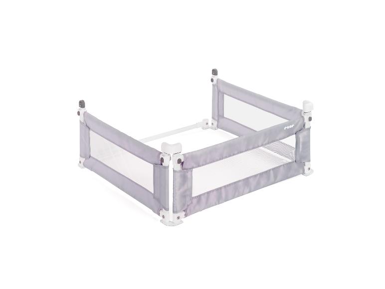 Reer faltbares Bettschutzgitter, hellgrau.