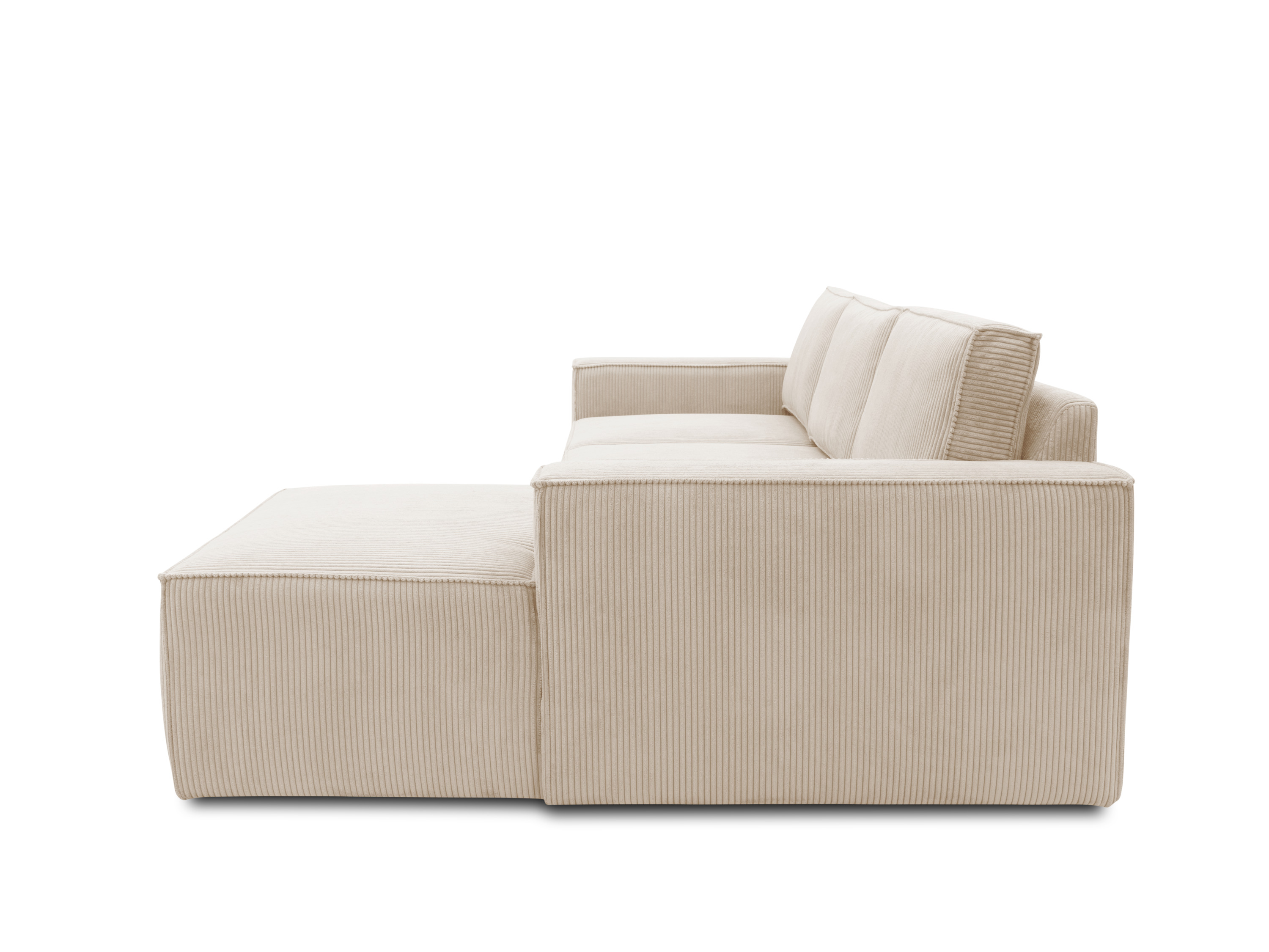 Thumbnail - Domo Cannes Longchair Ecksofa mit Longchair (172 x 273 cm, Creme)""