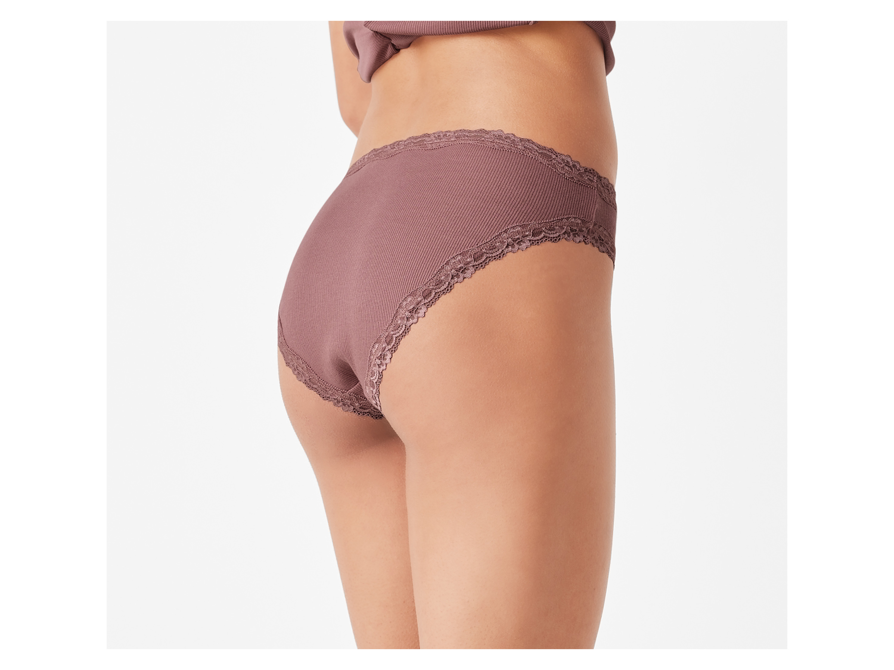 Thumbnail - esmara® Damen Slips, 5 Stück (altrosa/altrosa/rose/rose/weiß, M(40/42))