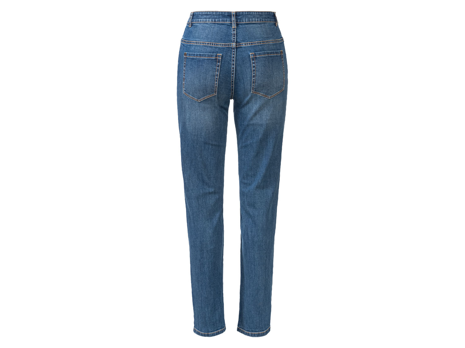 ESMARA® Damen Jeans Straight Fit (Blau, 34 short length) – Bild 2 von 3