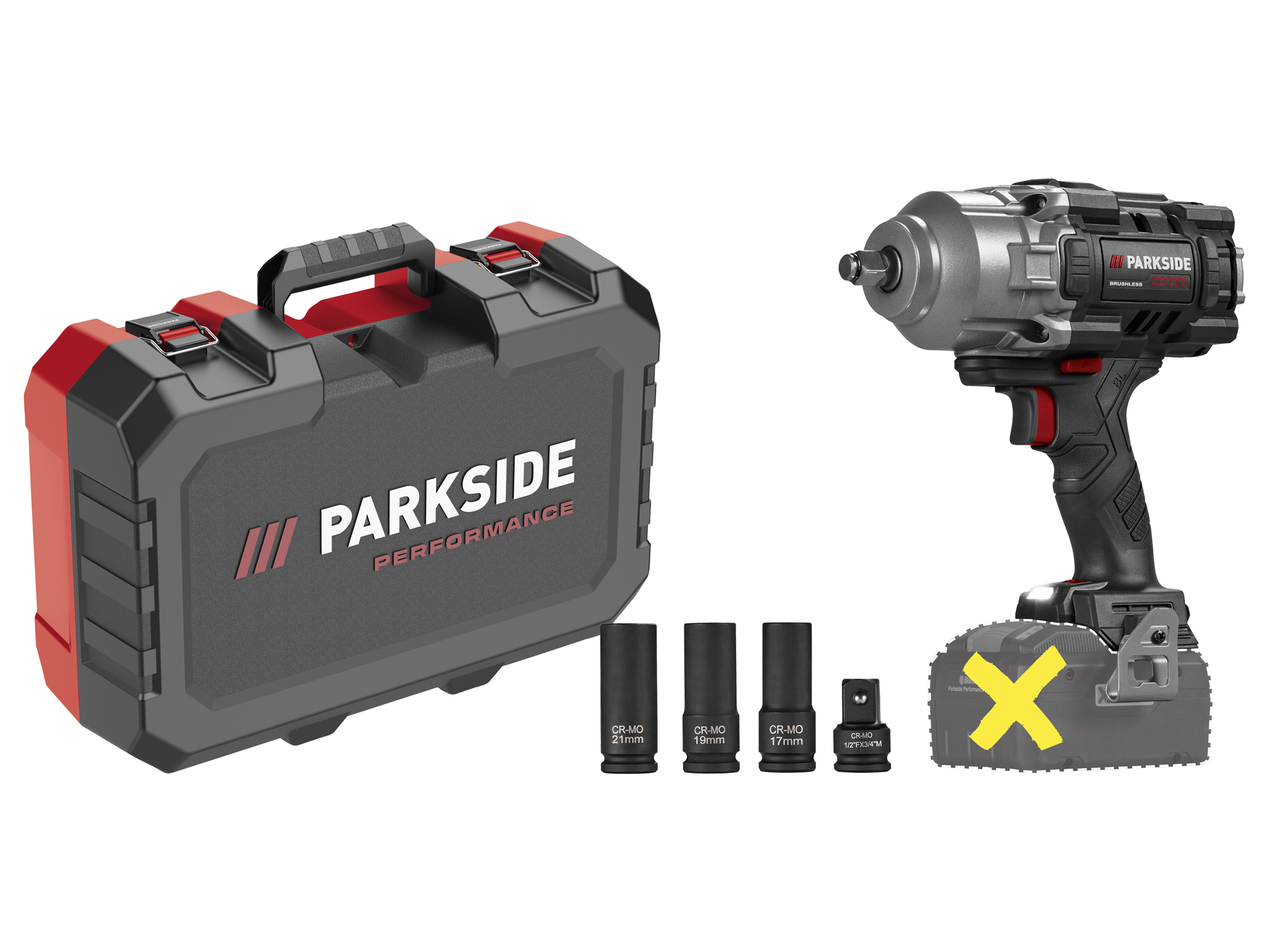 PARKSIDE PERFORMANCE® 20 V Akku-Drehschlagschrauber »PASSP 20-Li C4«, ohne Akku und Ladegerät""