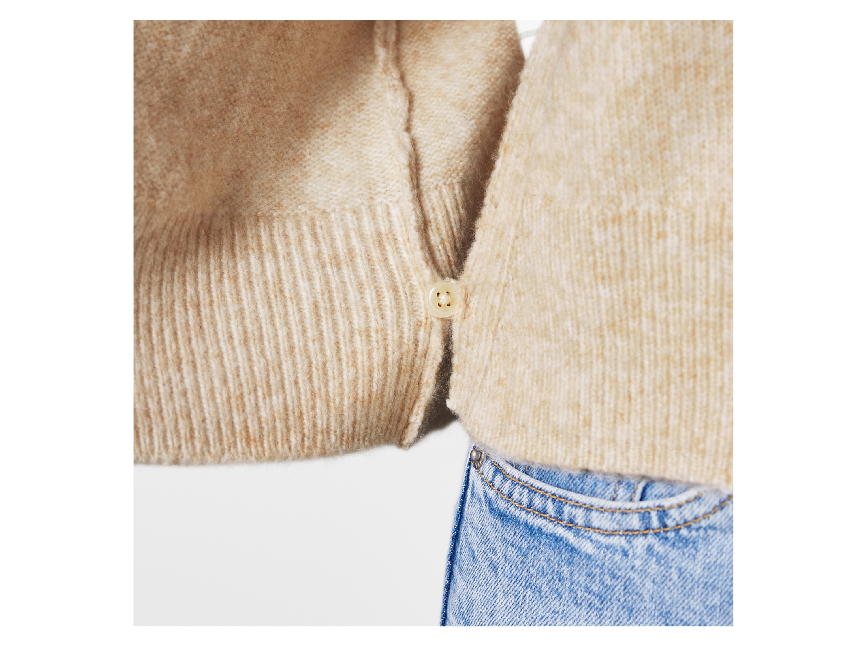 Thumbnail - esmara® Damen Cardigan (Beige, M (40/42))