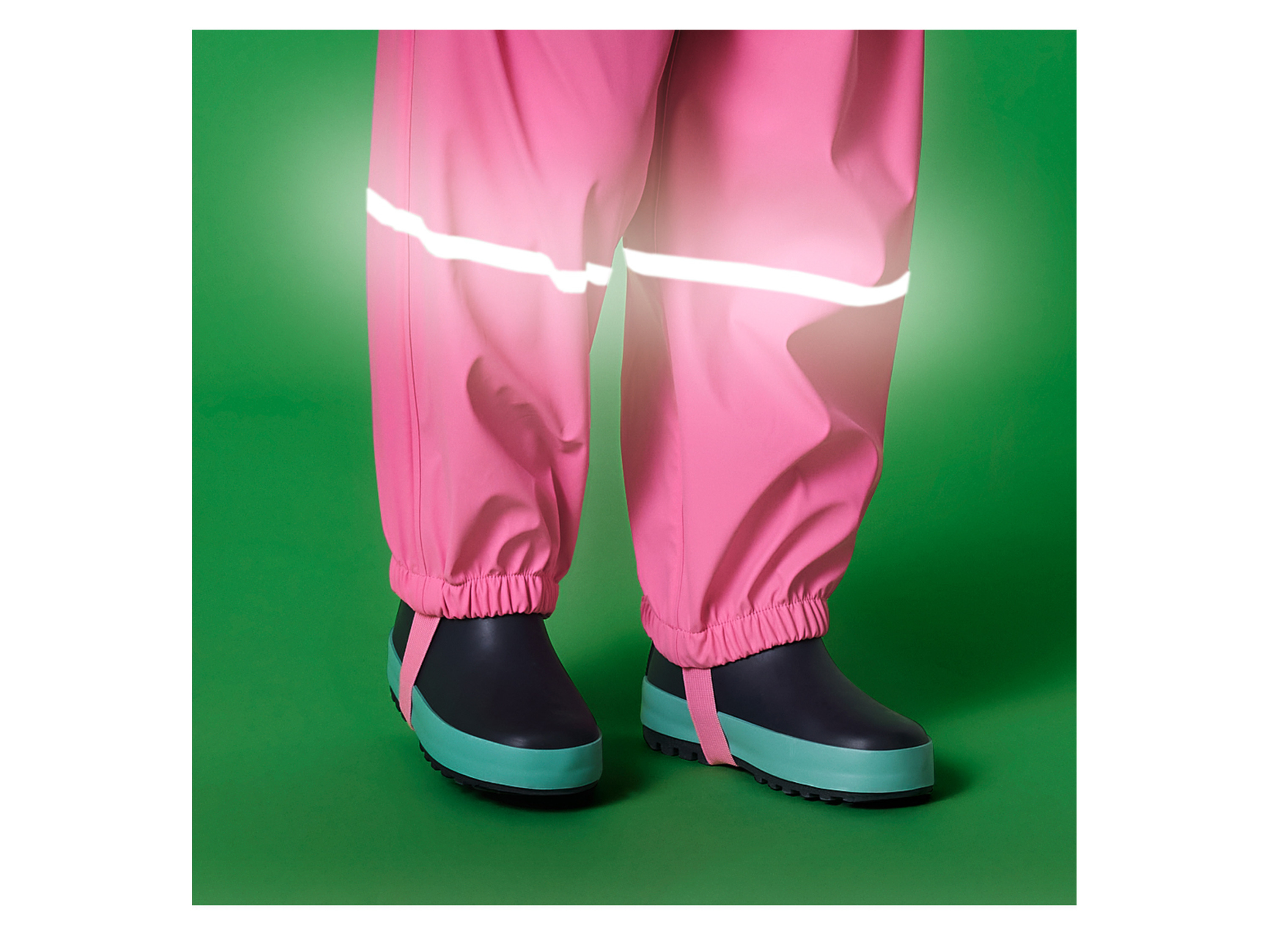 Thumbnail - lupilu® Kleinkinder Mädchen Latzhose (Pink, 98/104)