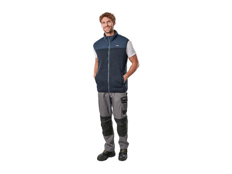 Herren Strickfleece-Weste