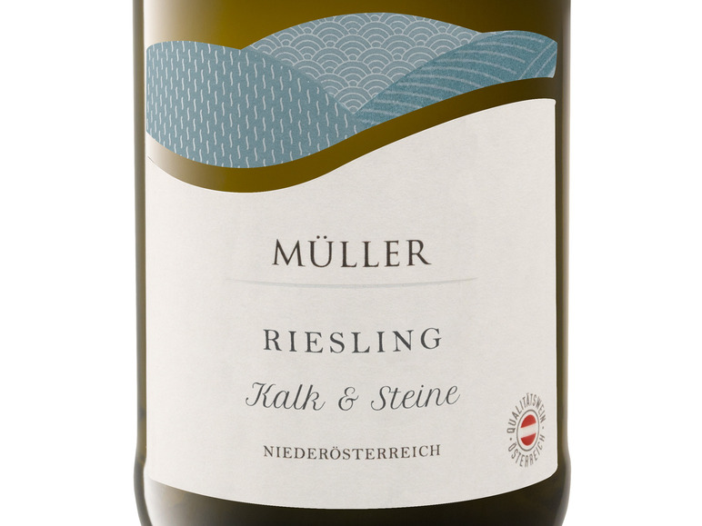 Gehe zu Vollbildansicht: Riesling Kalk & Steine Niederösterreich trocken, Weißwein 2022 - Bild 2