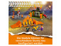 Lego Stuntset mit Rampe, Feuerturm und Spinnennetz.