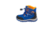 Blau-orange Kinder-Winterstiefel