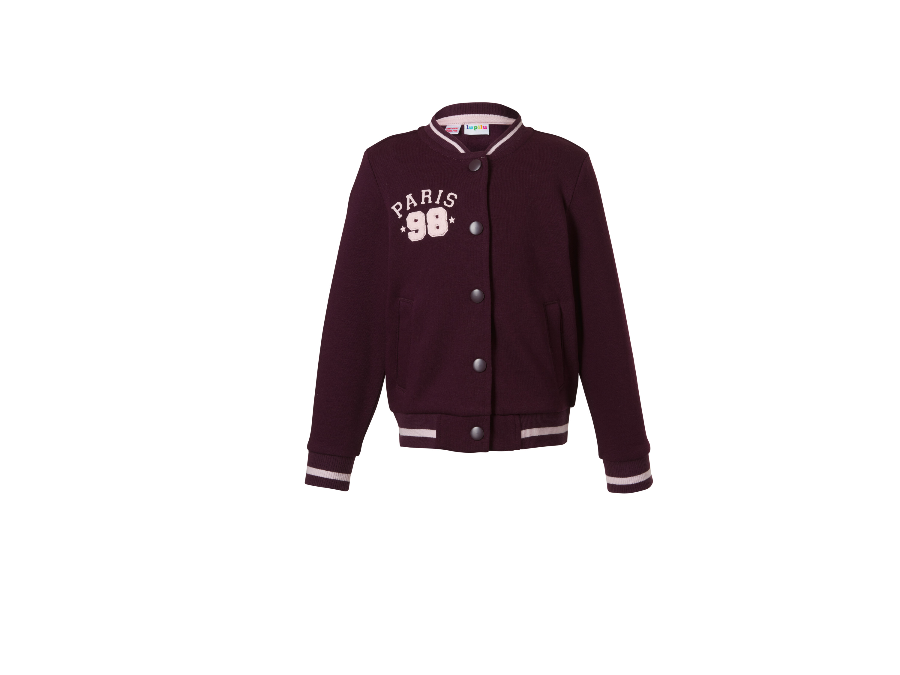LUPILU® Kinder Collegejacke (Bordeaux, 110/116)
