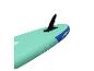 SUP-Board mit Finne, türkis und blau, Maße 315 x 84 x 15 cm.