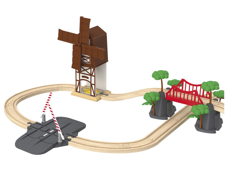 Gehe zu Vollbildansicht: Playtive Eisenbahn-Set Feuerwehr / Countryside, aus Buchenholz - Bild 10