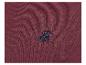 Bordeauxrotes Poloshirt mit gesticktem Reiter.